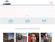 Tablet Screenshot of habicicletas.com